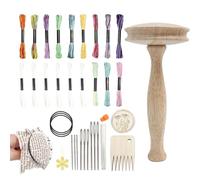 Kit per Rammendo - Materiale Legno Staccabile | Forniture Per Il Rammendo E La Tessitura - Per Tessitura Lavoro A Maglia Adulti Donne Amanti Artigianato Cappelli Maglioni Sciarpa