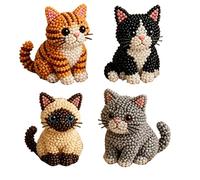 Kit per realizzare animali con perline divertenti giocattoli per realizzare | Kit di perline di animali con istruzioni per adulti, donne, ragazze, casa, ufficio, camera da letto, scrivania