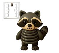 Kit per realizzare bottoni natalizi a tema animale, divertente decorazione natalizia per ingresso, camera da, soggiorno, porta, finestra, ghirlande, mensole, auto, donne e uomini