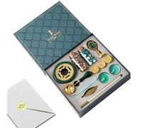 Kit per realizzare timbri - Timbri in | Set completo di sigilli antincendio, kit di Timbrī per sigillare lettere con cucchiaio scaldalettere e perline