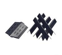 Kit per ricambi Griglia per weber per Serie 300 7 Acciaio Kit | Compatibilità perfetta per weber E-310, E-320, E-330, acciaio smaltato, protezione bruciatori, durata estesa