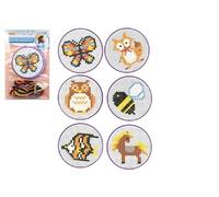 Kit per ricamo a punto croce - A5, motivi assortiti
