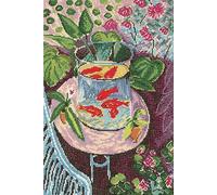 Kit per ricamo a punto croce per adulti animali - pesce rosso 25 x 37 cm/9,8 x 14,6 14 ct