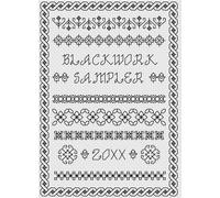 Kit Per Ricamo Blackwork O Schema Florashell - Year Sampler