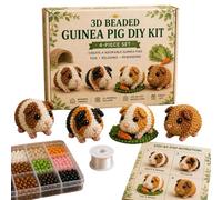 Kit Per Ricamo Con Perline,Set Di Giocattolini Colorati Fatti A Mano,Kit Animali Con Perline 3D | Per Principianti Bambini Ragazzi Adulti Famiglia Interni Ufficio Aula Camera Da Soggiorno Casa