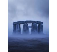 Kit Per Ricamo Con Perline Stonehenge, Inghilterra Paesaggio 9CT 30x40cm | Kit Per Ricamo Fai Da Te，Artigianato Con Perline Per Principianti，Fatto A Mano，Regali Per Le Feste