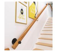 Kit per ringhiera per scale in legno, 200,7 cm, antiscivolo, per interni, corrimano di sicurezza per scale, durevole ed elegante, supporto per scale domestiche