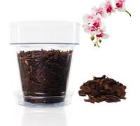Kit per Rinvasare Le Orchidee 1 Vaso Trasparente Ø 16cm con Fori Drenaggio 1