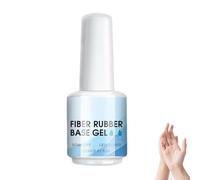 Kit Per Riparare Le Unghie Naturali Rotte, Smalto Trasparente Con Base in Fibra Di Vetro, 15 Ml, Polimerizzazione UV LED. Richiede Prodotti Per Manicure Per Salone, Casa (1 pezzo)