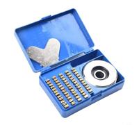 Kit per ruota con Grani Rame per FR-900 50mm Kit per ruota con | Acciaio per robusto, grani in rame durevoli, nitida, lunga durata, compatibile FR-900