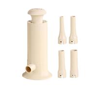 Kit Per Salsicce | Pressa Per Riempimento Di Carne Durevole Con Macchina Per Riempimento Manuale Con 4 Connettori Per Tubi | Preparazione Facile Ed Efficiente Per Cuochi | Ricette Fai Da Te