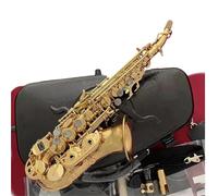 Kit Per Sassofoni Sassofono Soprano Con Tubo Curvo Martellato A Mano Un Suono Pieno Abbinato A Una Custodia Rigida