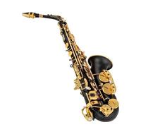 kit per sassofono Giappone Mib Alto Sassofono Ottone Laccato Sax Strumento A Fiato Cestino Nero Viola (Color : Black)