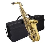 kit per sassofono Mib Mi Bemolle Sassofono Contralto Professionale Bronzo Rosso Bend Sax Chiave Intagliata Con Custodia Guanti Accessorio Per Sax