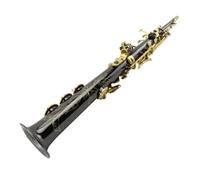 kit per sassofono Modello Di Sassofono Acuto Nichelato Oro Chiave Si Bemolle Sax Saxophone Con Custodia
