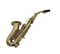 kit per sassofono Ottone Dorato Intagliato Modello Bb Bend Treble Sassofono Sax Bottoni Bianchi Strumento A Fiato