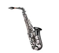 kit per sassofono Professionale Ottone Bend Eb E-flat Sassofono Contralto Sax Chiavi Placcate In Nichel Nero Con Custodia Guanti Cinghie Di Stoffa