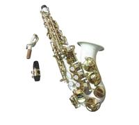 kit per sassofono Sassofono Acuto Curvo Sax Bianco Strumento Musicale Bocchino Prestazioni Professionali