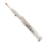 kit per sassofono Sassofono Saxophone In Ottone Placcato Argento In Si Bemolle, Strumento Musicale Con Custodia