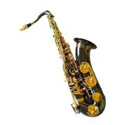 kit per sassofono Sassofono Tenore Si Bemolle Strumento Musicale Nichel Nero Chiave Dorata Sassofono Ottone Con Bocchino