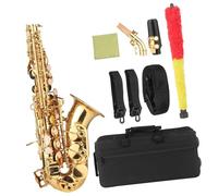 kit per sassofono Strumenti A Fiato Sassofono In Sib Treble Lacca Dorata Sax In Ottone Con Custodia Per Strumenti Bocchino Spazzolino Per Tracolla