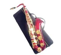 kit per sassofono Strumento A Fiato Con Chiave Intagliata Per Sassofono Tenore Con Finitura Anticata Di Alta Qualità Con Custodia E Altri Accessori