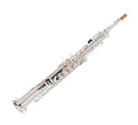 kit per sassofono Strumento A Fiato Integrato Per Sassofono Acuto B Sassofono Piatto Per Principianti, Tubo Integrato Con Corpo Placcato In Argento