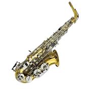 kit per sassofono Strumento Professionale Sassofono Contralto Mib Materiale Corpo Ottone Laccato Fascia Sax Con Custodia (Color : Red Brown)