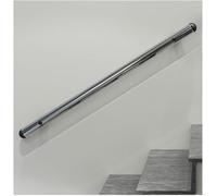 Kit per scale in acciaio inox da 50 cm, per interni, ringhiera per scale a parete per loft e portico di casa e elegante soluzione di sicurezza per scale