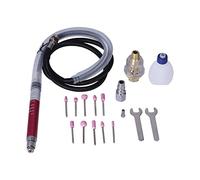 Kit per Smerigliatrice Ad Aria da 17 Pezzi, Strumento per Lucidatura a Mini Matita Leggera 58000 Giri/min per Rettificatrice Pneumatica per la Pulizia dei Gioielli