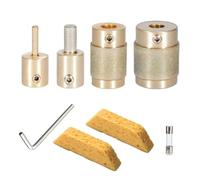 Kit per Smerigliatrice per Vetro,Mini Macchina Elettrica Portatile 150W per Molatura di Vetri Colorati,Tagliavetro A 4200giri/Min,Automatica Fai Te per Vetro Colorato con Accessori.,A