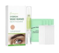 Kit per sopracciglia - Kit per sopracciglia, depilazione accurata con tamponi di cotone, salviette per la pulizia del viso, del naso, delle gambe, della zona bikini