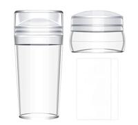 Kit Per Stamping Unghie - 4 Pezzi Kit Design Unghie con Accessorio Raschietto,Cura Personale per Manicure - Utilizzo Quotidiano Estate Casa Viaggio Matrimonio SPA