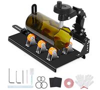 Kit per tagliare bottiglie in vetro, FIXM taglia bottiglie fai-da-te con larghezza regolabile, per qualsiasi lavoro artistico con un set completo di accessori