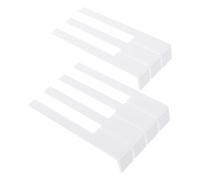 Kit per tastiera pianoforte 2pcs Keytops Piano Keyboard Repair Tools White Replacement Parts For Upright Vertical Musical Instrument Supplies