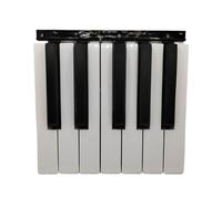 Kit per tastiera pianoforte For Black White Electric Keyboard Replacement Key(12 black white key)