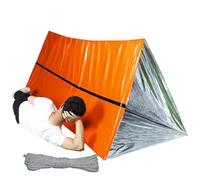 Kit per tende di sopravvivenza - Alloggio di emergenza per campeggio all'aperto | Luce di conducibilità del calore | Attrezzo di alimentazione per uso di calamità naturali per la preparazione delle