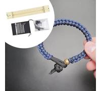 Kit per tessitura di braccialetti con Jig in Paracord in legno, accessori per