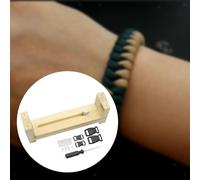 Kit per tessitura di braccialetti con Jig in Paracord in legno, accessori per