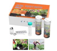 Kit per test del suolo Giardino - Analizzatore di nutrizione del prato 4 in 1 Strumento professionale per test del suolo, misuratore di potassio fosforo al fosforo a pH azoto, attrezzatura per la
