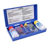 Kit Per Test Di Qualità Dell'Acqua, PH Cloro Tester Piscine Pozzi Acqua Potabile Terme Box Prova Attrezzature Chimiche Sport Scolastici Palestra Acquario Sorgenti per D'Acqua da Piscina PH Alcalinità