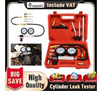 Kit per test perdite cilindro Podofo, kit tester per compressione cilindro motore a benzina con tubo di prolunga/asta di prolunga (nuovo TU-21)