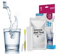Kit Per Test Piombo - 15PPB | Kit Per Il Test 'acqua Potabile Con Striscia Di Piombo, Pipetta Contagocce | Tesst Dei Tamponi Per Il Pozzo Sotterraneo. Rubinetto Del Pozzo Delle Acque Sotterranee E