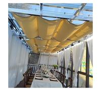 Kit per tettuccio da patio impermeabile retrattile per tenda a vela per pergola scorrevole filo ondulato tenda impermeabile per esterni e veranda parasole