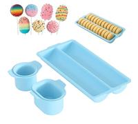 Kit per torte popMold, per cake popMolds shapes withCake PopCutter and Pusher,Cak e PopStand Sticks,CakePop Wrappers with Ties,CakePop Baking Kit for Home Baking, Birthday and Wedding Party