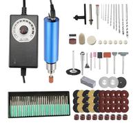 Kit per trapano elettrico a mano, 0,8-3 mm, kit di lucidatura in resina con 10 punte per trapano HSS, mola per fai da te, intaglio del legno, creazione di gioielli