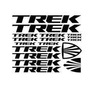 Kit per Trek Adesivi Bici Adesivi Bike MTB Bicicletta Prespaziati PVC, 34 cm * 31cm (Color Name : BLACK)