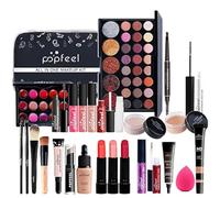 Kit per Trucco 27pcs - Set Pennelli e Prodotti Cosmetici Completo per Occhi e Labbra - Per Adolescenti e Donne