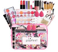 Kit per Trucco 28pcs - Set Pennelli e Prodotti Cosmetici Completo per Occhi e Labbra - Per Adolescenti e Donne