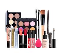 Kit per Trucco Completo, 16 Pezzi Cosmetico Valigetta per Principianti con Ombretti Correttore Rossetto Lucidalabbra Fard ecc - Sorpresa Regalo Trousse di Trucchi, per l'uso quotidiano e viaggio#1